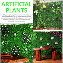 SOWLFE  Pannelli di Schermo per siepi Artificiali, Rotolo di Pannelli per Recinzione da Giardino per schermatura della Privacy per siepi di Foglie di edera Artificiale 60X40CM, 1 Confezione Comfy