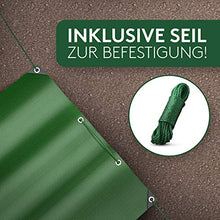 Telone verde primavera 2x3m - Telone in tessuto extra impermeabile e rinforzato per proteggere mobili, legno e come base o protezione dal sole - Copertura antipioggia universale - impermeabile
