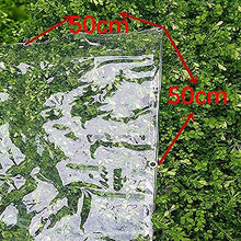 WXQIANG - Telone trasparente impermeabile con occhielli, tenda a prova di strappo, protezione solare da giardino, isolamento termico, dimensioni: 1 x 1 m