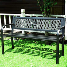 Panchina Da Giardino Panchine In Metallo Per Esterni Con Schienale, Sedia In Ghisa Con Struttura In Acciaio Per Patio, Giardino, Veranda, Percorso, Cortile, Decorazione Del Prato, Mobili Da Ponte