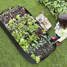 Fransande Garden - Confezione da 8 contenitori rettangolari per piantare fiori e verdure