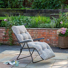Sainsburys - Set di sedie imbottite e reclinabili, con sdraio da giardino (sdraio da giardino)
