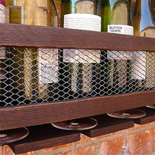 LHQ-HQ Montaggio a Parete American Style Wine Rack Rack Solid Wine Rack Legno, Vetro Wine Rack Hanging e Supporto della cremagliera for la Cucina/Bar