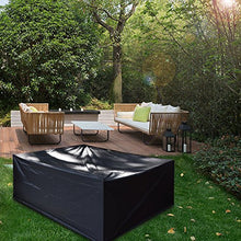 Mutsitaz Fittolly Copertura per Mobili da Giardino - Rettangolare Impermeabile Telo Poliestere - per Mobili Esterni Tavolo e Sedie (200x160x70cm/ 63x70.8x27.5 in)