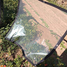 YYFANG Telone Impermeabile Trasparente,PVC Resistente Panno, Balcone Antipioggia Cortina d'Acqua Perforato Copertura per mobili in Foglio di plastica Isolante per Parabrezza