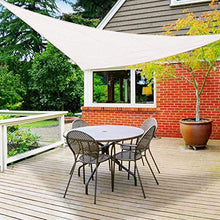 ASDF Tenda a Vela Parasole, Vela Ombreggiante Triangolare, Impermeabile Protezione Raggi 90% UV Tenda da Sole per Esterno, per Terrazza Campeggio Giardino Esterno