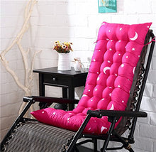AGDLLYD Cuscino Imbottito per Sedia a Sdraio Poltrona Sdraio Relax Sedia Prendisole Panca Sedia da Giardino Balcone 125x48x8cm (Arancia)