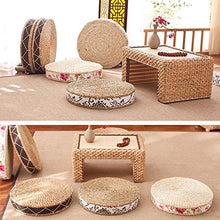 Fancy Pumpkin Cuscino per Cuscini da Terra per Tessitura a Mano in Paglia Intrecciata Yoga ZA-Zen Mat, C