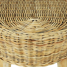Festnight Panca/Panchina Ovale in Rattan Naturale e Legno Massello di Teak 110x35x45 cm/160x35x45 cm da Ingresso/Corridoio/Salotto/Soggiorno/Camera/Giardino/Patio/Balcone