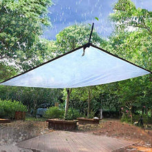 JX-PEP Impermeabile Tela Cerata, Foglio Trasparente incatramata con Occhielli, Resistenti ai Raggi UV, Resistente allo Strappo incatramata per mobili da Giardino, Trasparente,2 * 8m