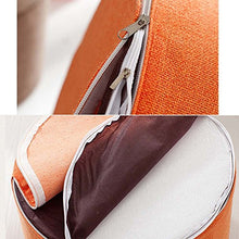 Fancy Pumpkin Yoga Meditation Tatami Cuscino da Pavimento Cuscino Zafu Foot Stool, Bianco Sporco