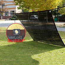 XIAOXIAO Rete ombreggiata Ombra Net-75% Ombra Panno Mesh Ombra Panno per Orticoltura Protezione Solare Asola Piatta Mesh Asola Nera (Size : 4x5m)
