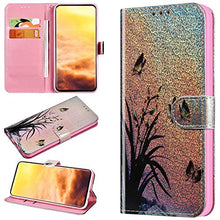 Robinsoni Custodia Compatibile con LG Q60 Cover Libretto Magnetica Cover Portafoglio Pelle PU Antiurto Cover Silicone Taccuino Cover 360 Gradi Animale Stampato Telefono Custodia Giglio