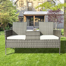 WYLZLIY-Home Set Mobili da Giardino Set Mobili da Esterno Seduta in Rattan Set da Giardino Ideale Garden Patio Giardino in Rattan All'aperto Giardino da Giardino Arredamento da Esterno Patio Set