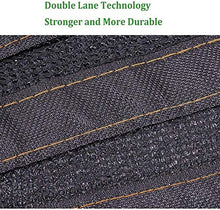 CXF Rete ombreggiante, 85% Heavy Duty Ombra Panno di Maglia del Blocchetto del Sole in Tessuto con Occhielli for Giardino Copertura Fiori Piante Patio Prato Nero (Size : 4×5m)