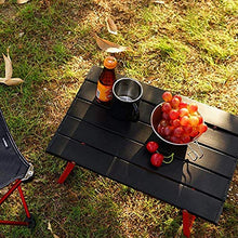 LCLYW Tavolo da Picnic Pieghevole Mini Tavolo Pieghevole Tavolo da Campeggio Esterno Tavolo da Campeggio Tavolino Portatile da Casa Tavolo da Computer Tavolo in Alluminio Tavolo Pieghevole,Rosso