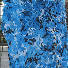FCXBQ Rete Mimetica per boschi Rete ombreggiante per reti da Campeggio Nascondi reti mimetiche da Campeggio Reti da Protezione Solare, 10 Misure (Colore: Blu, Dimensioni: 4x5m)