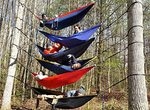 NATUREFUN Camping Hammock Accessori Sistema di Sospensione Cinghie per Amaca 2000+ lbs Heavy Duty con 18 Passanti, 100% Poliestere Non Elastico, 2 Pezzi