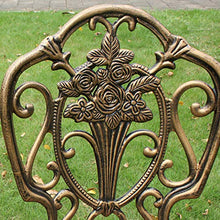 Tavolo e sedia da esterno in alluminio pressofuso set tavolo e sedia da balcone, combinazione di tavolo e sedia per il tempo libero set di mobili da giardino balcone tavolo da pranzo e sedia, mobili