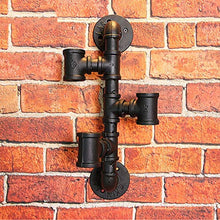 Brilliant firm Set Bar Cremagliera del Vino Bar Creativo Appeso a Parete rovescio Vino Rack Industriale Vento in Ferro battuto cremagliera Vino Vino (Color : Black, Size : 39 * 18 * 6cm)
