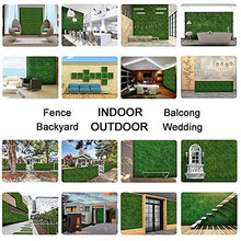 Balcone Protezione LSXIAO Piante da Siepe Artificiali Schermata Privacy 24"x16 Impermeabile Anti-UV Resistenza agli Agenti Atmosferici Esterno per Schermo Fisso, 20 Specifiche