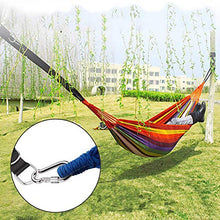 Ailiver - Cinghie di sospensione per amaca con due ganci, cinghia per dondolo 2 x 150 cm, con D-Ring, per amaca e altalena da giardino, altalena da giardino (1,5 m)