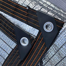 CYY 10x13ft/3x4m Rettangolare Rete Ombreggiante con Occhielli,99% Aluminet Riflettente Resistente Ai Raggi UV/Durevole Impermeabile,Serre Balcone Coperture(Argento)