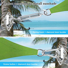 Kit di Fissaggio e Installazione, TedGem Kit di Fissaggio Vela, Kit di Fissaggio per Vela da Sole, Kit di Fissaggio per Vela da Giardino per Triangolo, Rettangolo, Tenda Parasole di Fissaggio