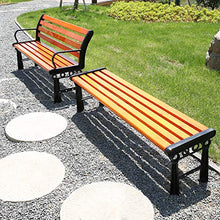 outdoor product Panchina da terrazza da Esterno, Panche da Salotto nel Cortile del Balcone, Panchina con braccioli e Schienale, per l'ingresso