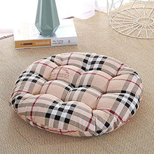Cuscino per sedile rotondo per esterni per interni, cuscini per sedie trapuntati Cuscini per tappetini addensati per mobili Cuscini per sedili Papasan imbottiti traspiranti-e L50xh50cm (20x20In)