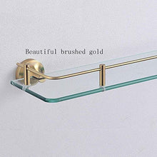 BNyszwj Mensola in Acciaio Inox Bagno in Vetro Scaffale cosmetico Mensola