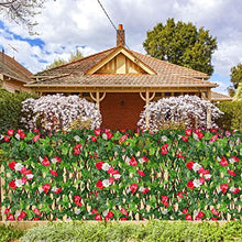 Recinzione da giardino, recinzione a traliccio retrattile espandibile, siepe in legno con foglie di fiori artificiali, decorazione da giardino, traliccio per la privacy, cortile, casa, balcone, verde