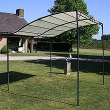 Gazebo 3 x 2,5 m Pieghevole Esterno Pergola Impermeabile Tenda da Gazebo Pergolato Crema Giardino