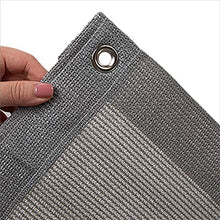 Telo Ombreggiante, Paralume Grigio con Corda, 90% di Crema Solare - Copertura for reti a Rete for Tende da Sole for Piante/Giardino/Patio/Serra/pergola (Size : 3m x 4m)