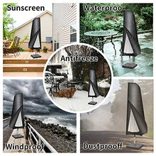 Herefun 265/280cm Protettiva per Ombrellone 420D Tessuto Oxford, Coperture per Ombrellone Esterno Impermeabile Copriombrellone Copertura Ombrellone Impermeabile Resistente con Asta Telescopica(B)