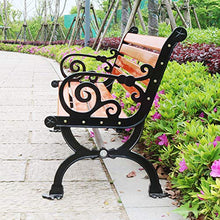 outdoor product Panchina da Balcone per Esterni panchina, Panche da Giardino Impermeabili e Resistenti alla corrosione, Panca Decorativa per Patio con braccioli e Schienale Elevata capacità portante