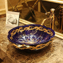 Lavabo da appoggio per lavabo con bacinella di fiori (40x14 cm) Lavandini bagno