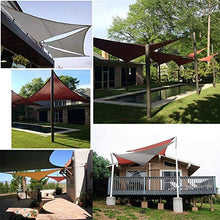Vele parasole LQ Parasole Patio Sail Cloth Triangolo Canopy Yard Pergola, Paralume in Tessuto Impermeabile, for Giardino Barbecue Backyards attività, Tenda da Sole for Esterno