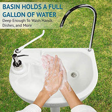 HIMFL - Cisterna per lavabo con lavabo integrato, capacità 17 l, capacità di acqua 17 l