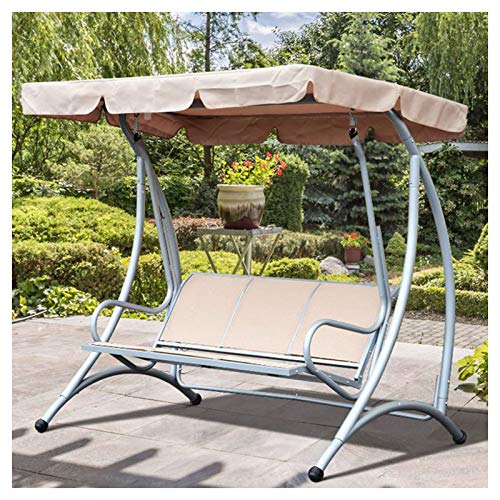 MIAOKU Tetto del Dondolo da Giardino, Universale Ricambio Ricambi tettuccio Tetto Dondolo Copertura Superiore baldacchino, per Dondolo da Giardino