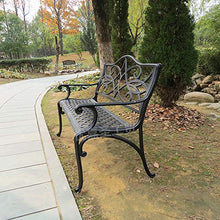 outdoor product Panchina da terrazza panchina da Esterno, Panca in Metallo con braccioli e Schienale, Park Hospital Riposo e Attesa sedie, Panca Decorativa Domestica