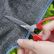 AWSAD Rete Ombreggiante Nera Crittografia Ispessita Rete Ombreggiante Telo Ombra Anti età Rete Ombreggiante Agricola per Serra Telo Ombra per Esterni (Color : 6pin, Size : 4x50m)