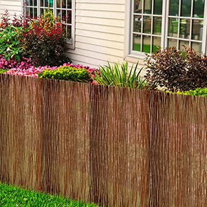 vidaXL Recinzione in Salice Recinto Giardino Decorativo Versatile Naturale Privacy Paravento Frangivento Recinto a Schermo 300x170 cm