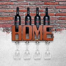 TOOARTS Portabottiglie da Parete, Supporto a Parete in Vetro con Supporto per Contenitore di stoccaggio in Sughero con 5 Zaini Porta Vino in Vetro portaoggetti