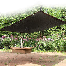 XIAOXIAO Rete ombreggiata Parasole Net-95% Parasole Panno Nero Nero Grande Tessuto Resistente Ai Raggi UV in Tela Cerata per Piante da Serra Multi Formato (Size : 5x5m)