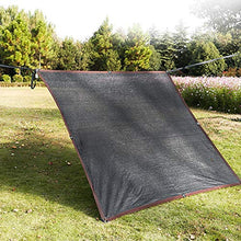 WXQIANG Ombra di copertura Sun Sail for esterna del giardino Patio Yard partito, tendalino parasole a baldacchino con il 90% UV Block, rettangolo nero con occhielli Protezione solare, isolamento termi