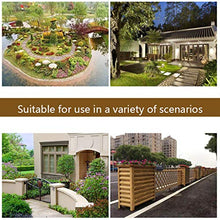 QHW Panca da Giardino 3 posti in Legno, Decoro terrazza Esterna, corrimano Spray, Design ergonomico, Lunghezza 120 / 150cm