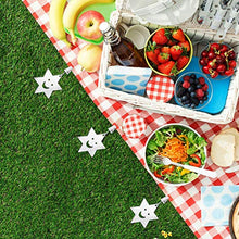STOBOK 4Pcs Pesi Tovaglia Copertura di Tabella del Pendente di Clip su Grucce Gonna Tavolo Morsetti per Picnic all' Aperto Giardino Stelle