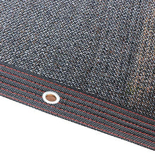 Bordo in Tessuto Ombreggiato Nero con Occhielli, 60-70% Coperchio in Alluminio per Tende Oscuranti per Fiori Serra, Piante, Prato in Giardino (Size : 2x8m)