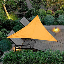 Tenda a vela impermeabile triangolare,Tenda parasole,Resistente e Traspirante,protegge dai raggi UV ed è resistente alle intemperie,per Esterni, Cortile, Giardino (arancione, 400 x 400 x 400cm)
